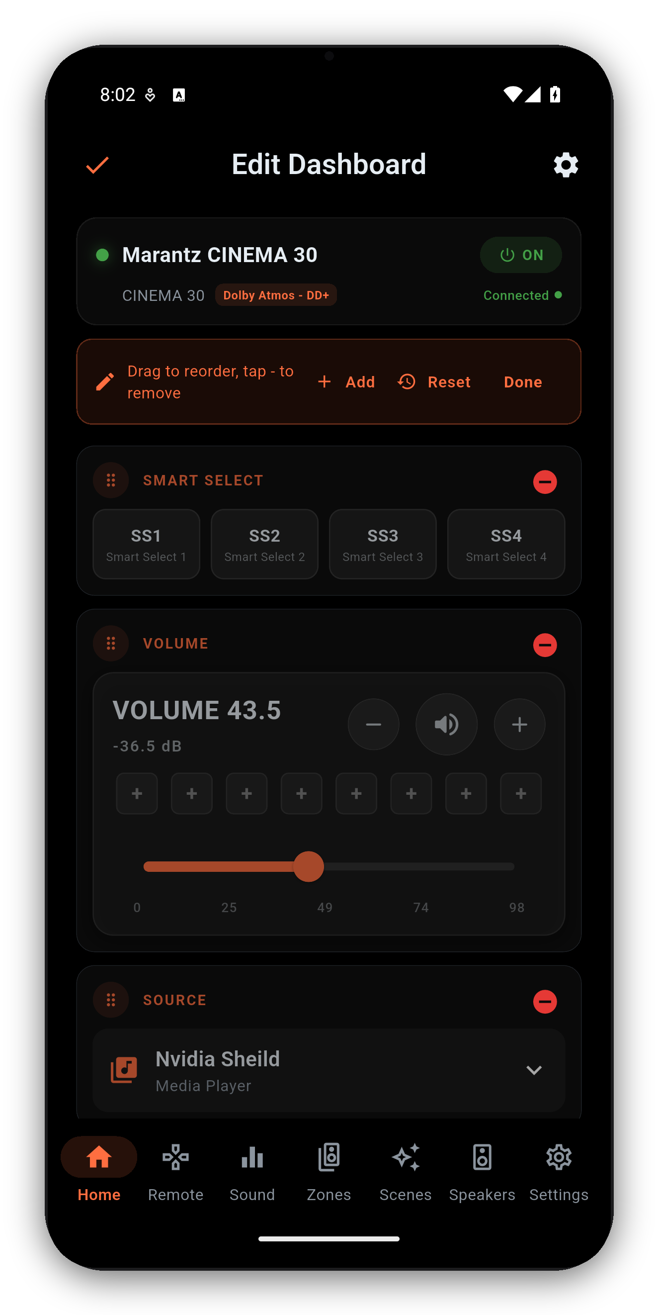 Customize tabs